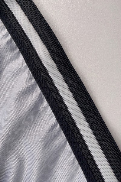 Bulk Order Black Printed Cycling Shirts Customized Milk Silk Race Short Sleeve Zip Style Cycling Shirts Cycling Shirts Supplier SKCSCP008 back view